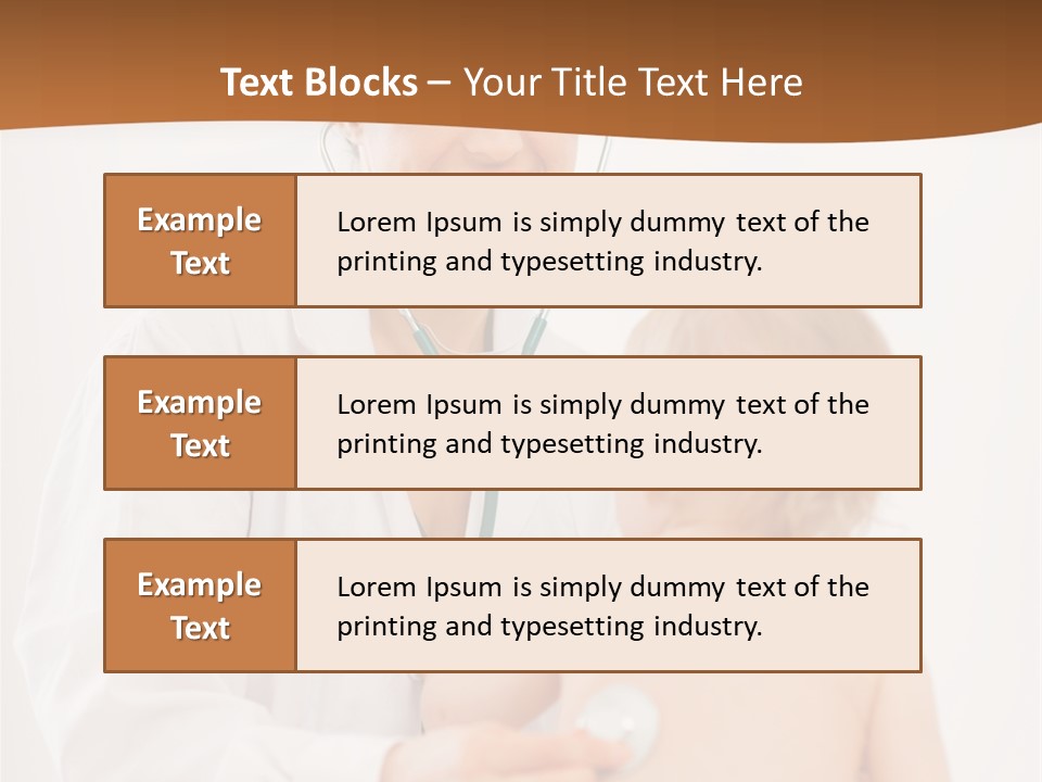 Kid Childcare Isolated PowerPoint Template