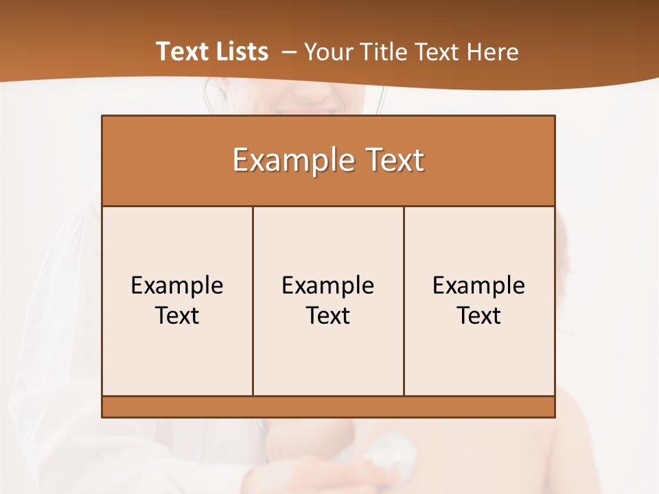 Kid Childcare Isolated PowerPoint Template