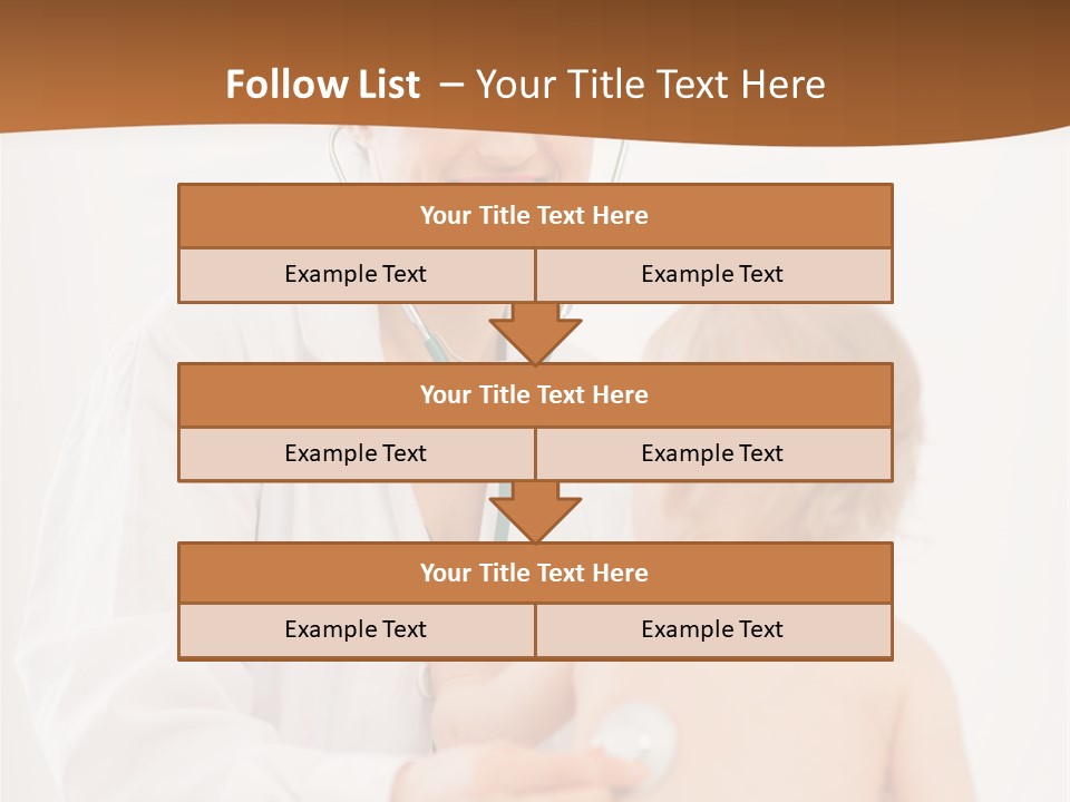 Kid Childcare Isolated PowerPoint Template