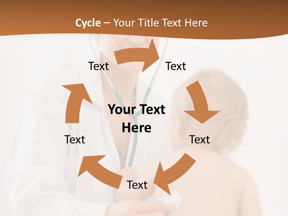 Kid Childcare Isolated PowerPoint Template