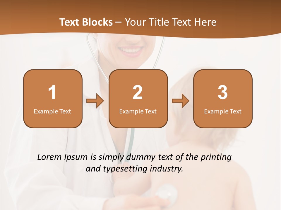 Kid Childcare Isolated PowerPoint Template