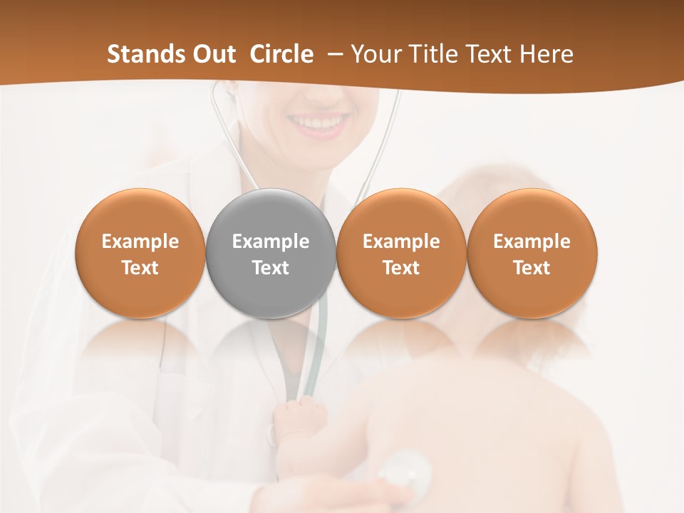 Kid Childcare Isolated PowerPoint Template