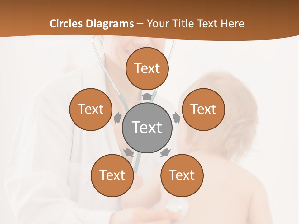 Kid Childcare Isolated PowerPoint Template