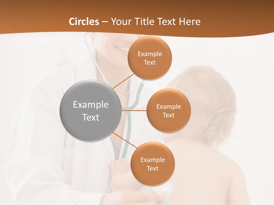 Kid Childcare Isolated PowerPoint Template