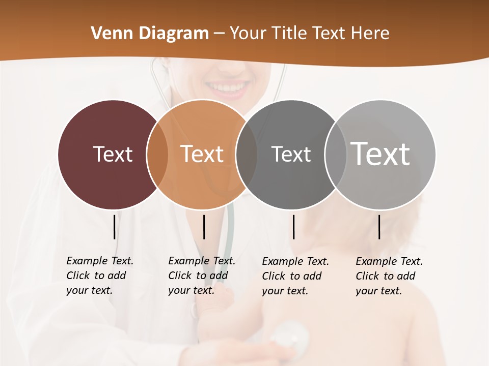 Kid Childcare Isolated PowerPoint Template