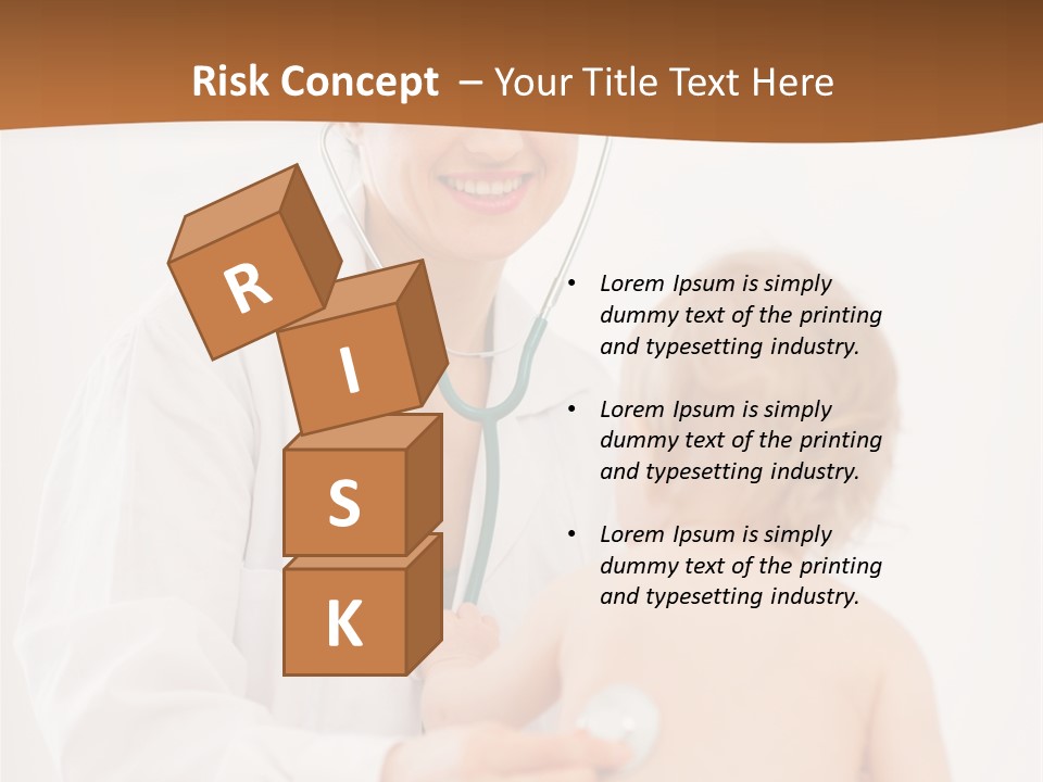 Kid Childcare Isolated PowerPoint Template