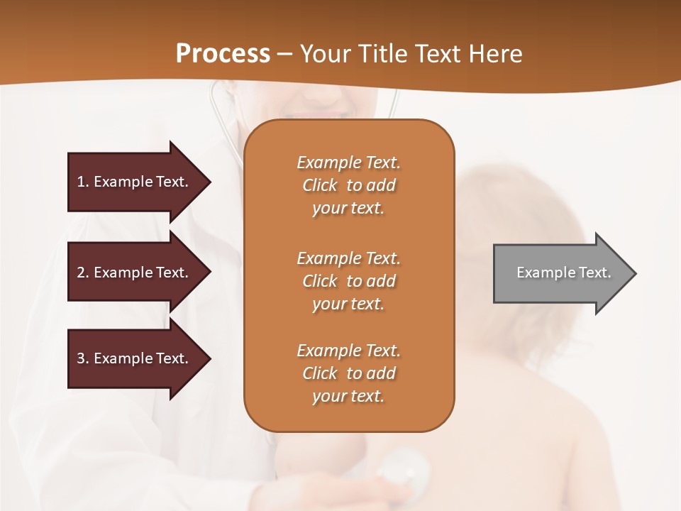 Kid Childcare Isolated PowerPoint Template