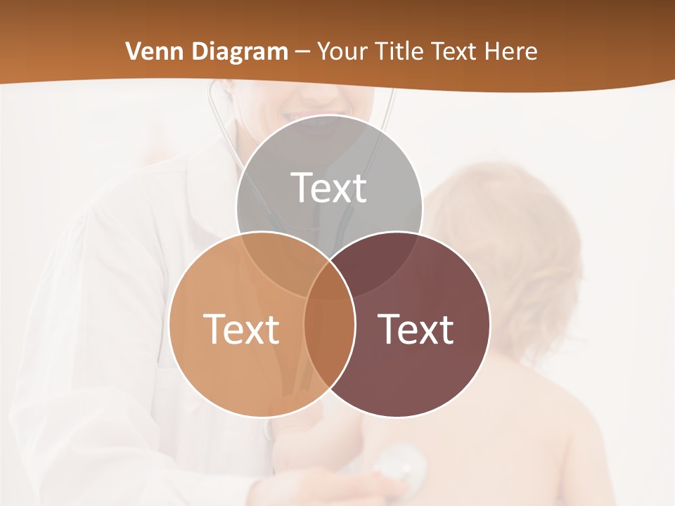 Kid Childcare Isolated PowerPoint Template