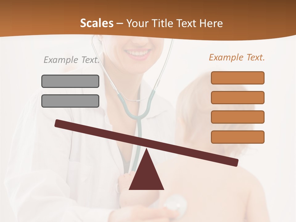 Kid Childcare Isolated PowerPoint Template