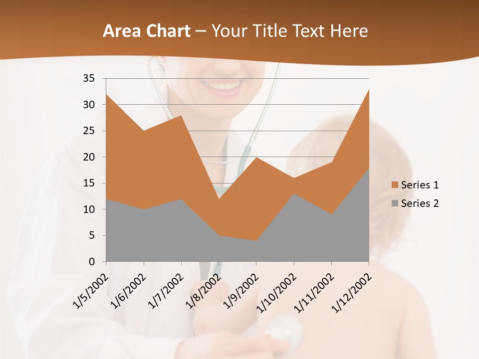 Kid Childcare Isolated PowerPoint Template