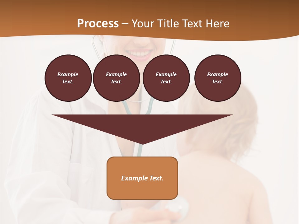 Kid Childcare Isolated PowerPoint Template