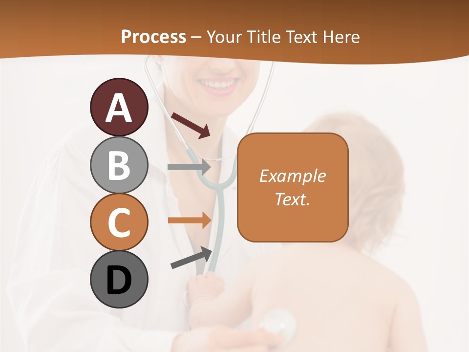 Kid Childcare Isolated PowerPoint Template