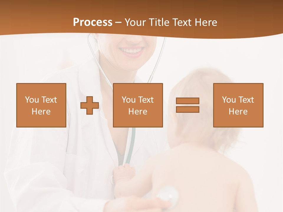 Kid Childcare Isolated PowerPoint Template