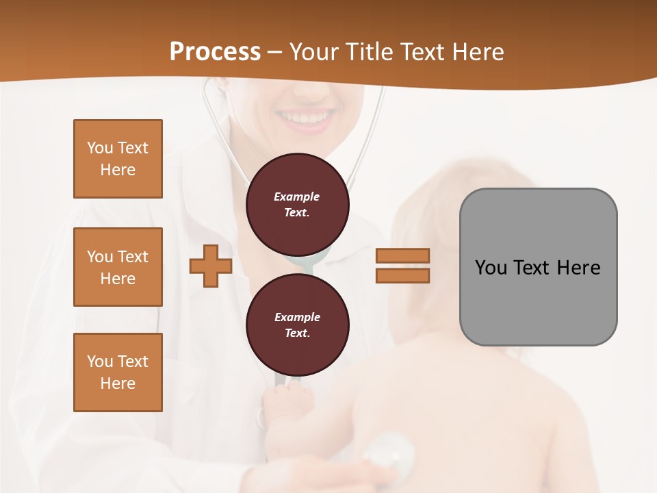 Kid Childcare Isolated PowerPoint Template