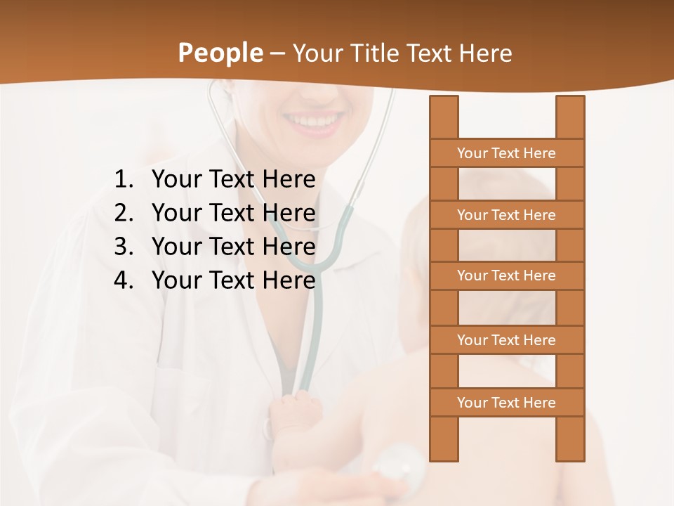 Kid Childcare Isolated PowerPoint Template