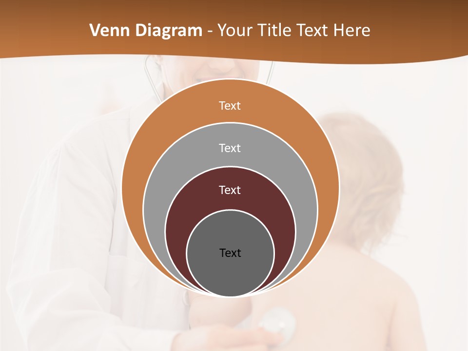 Kid Childcare Isolated PowerPoint Template