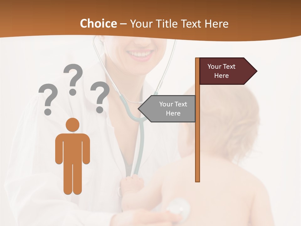 Kid Childcare Isolated PowerPoint Template