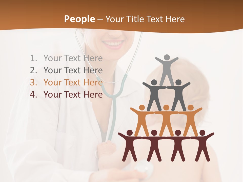 Kid Childcare Isolated PowerPoint Template