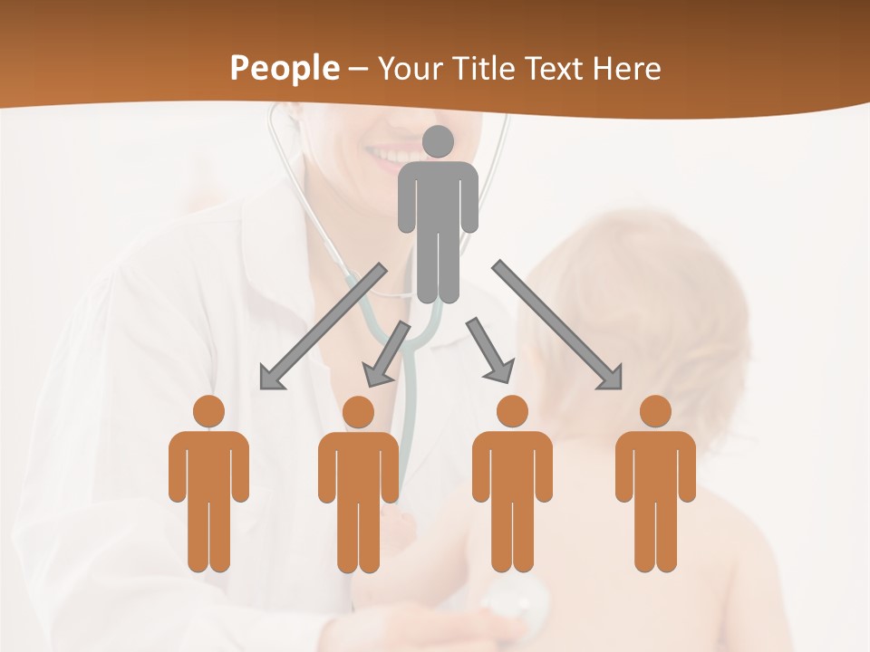 Kid Childcare Isolated PowerPoint Template