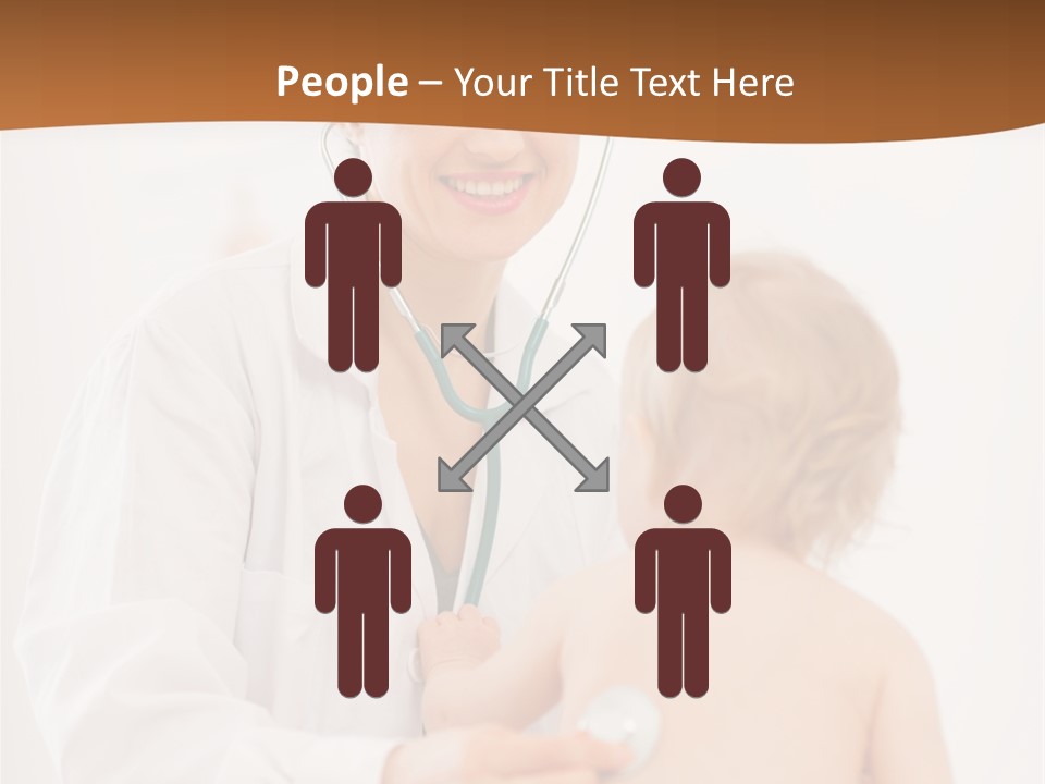 Kid Childcare Isolated PowerPoint Template