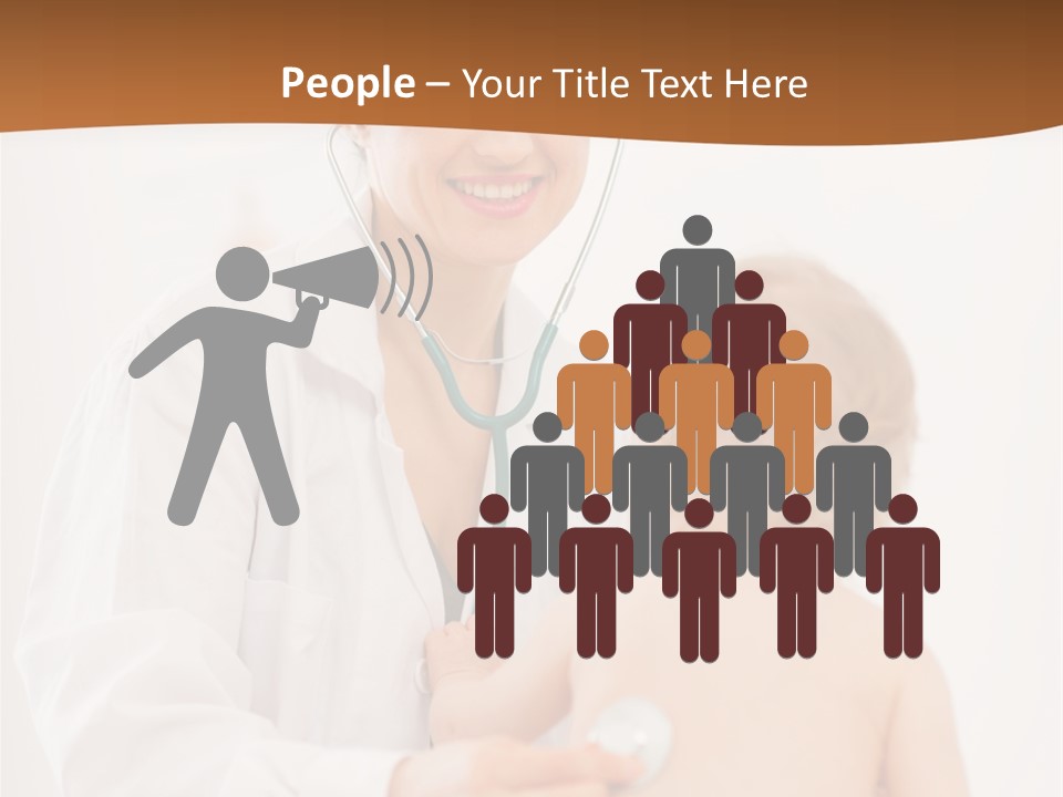 Kid Childcare Isolated PowerPoint Template