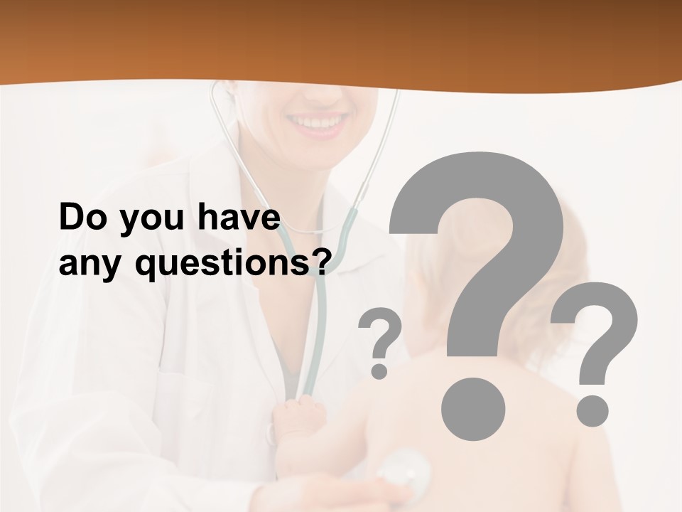 Kid Childcare Isolated PowerPoint Template