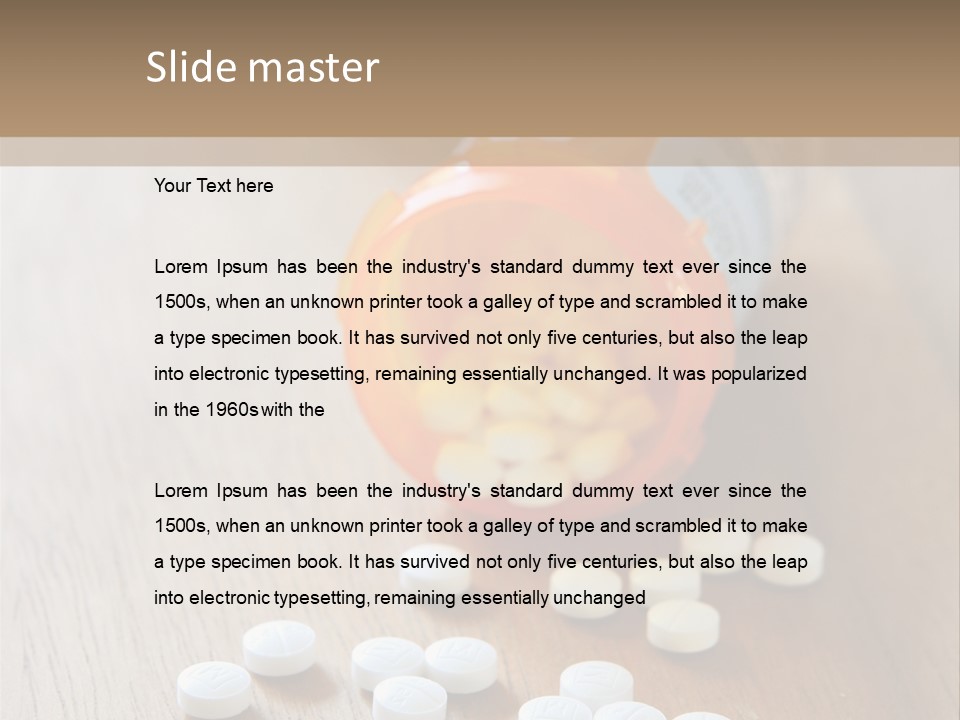 Prescription Medicine Medical PowerPoint Template