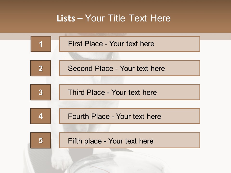 Diet Scale Veterinarian PowerPoint Template