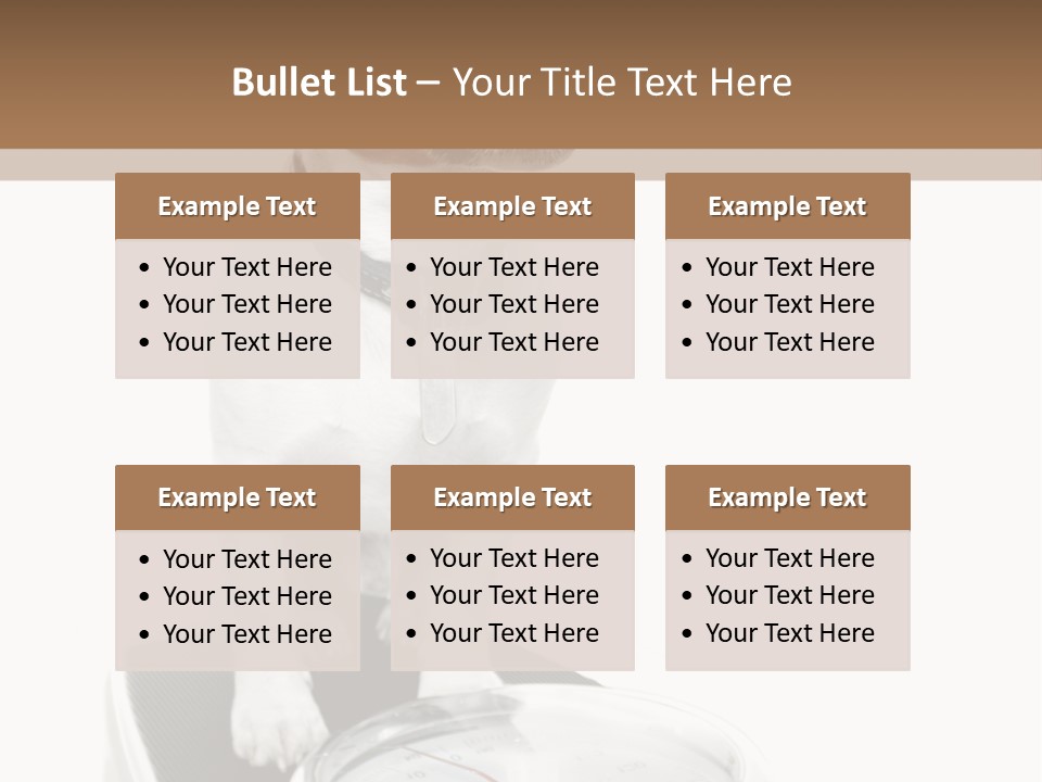 Diet Scale Veterinarian PowerPoint Template