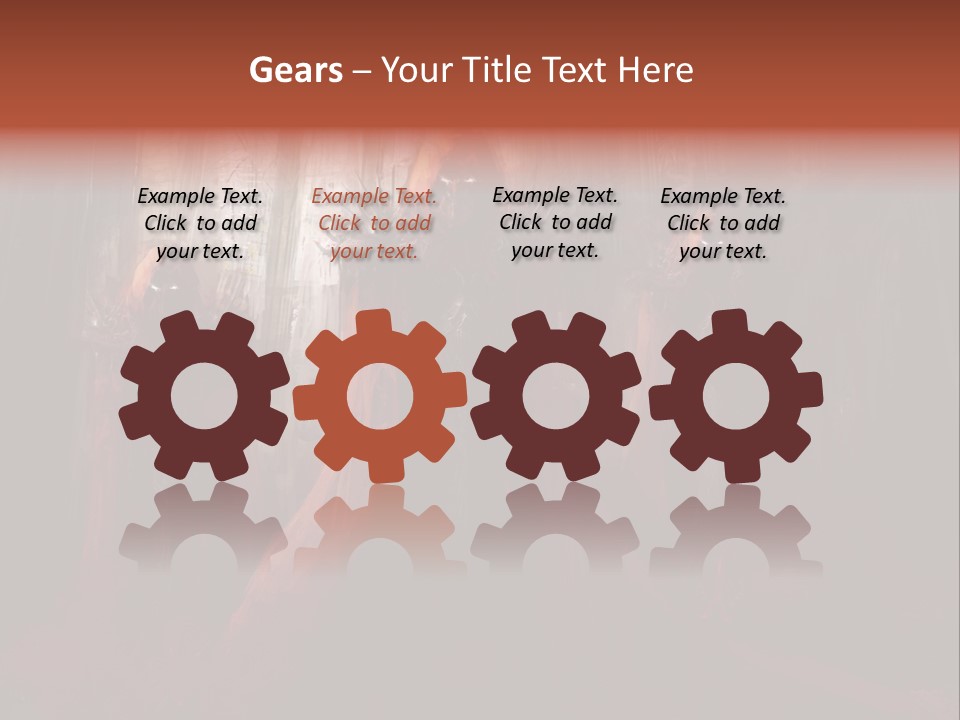 Painting Cross Poster PowerPoint Template