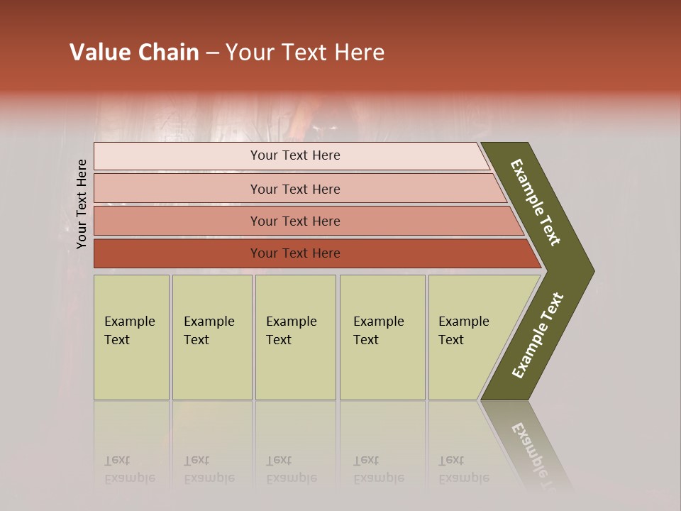 Painting Cross Poster PowerPoint Template