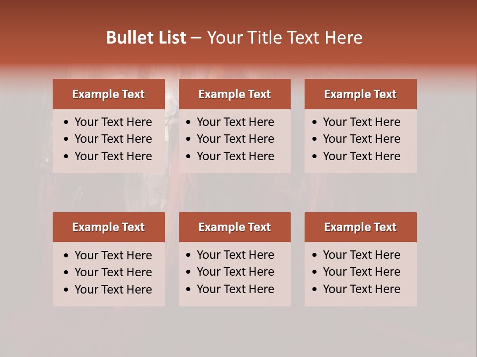 Painting Cross Poster PowerPoint Template