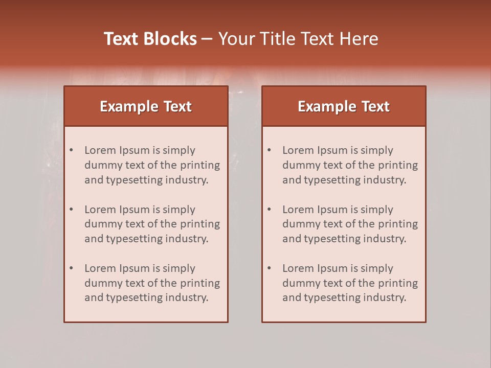 Painting Cross Poster PowerPoint Template