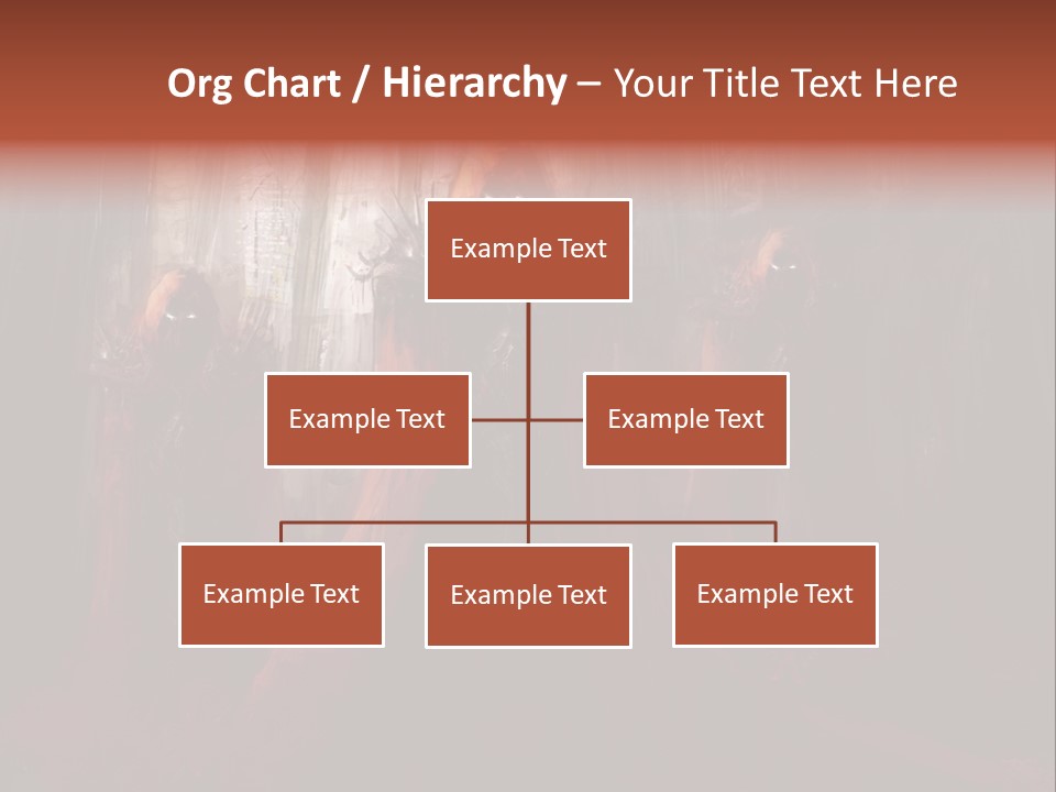 Painting Cross Poster PowerPoint Template