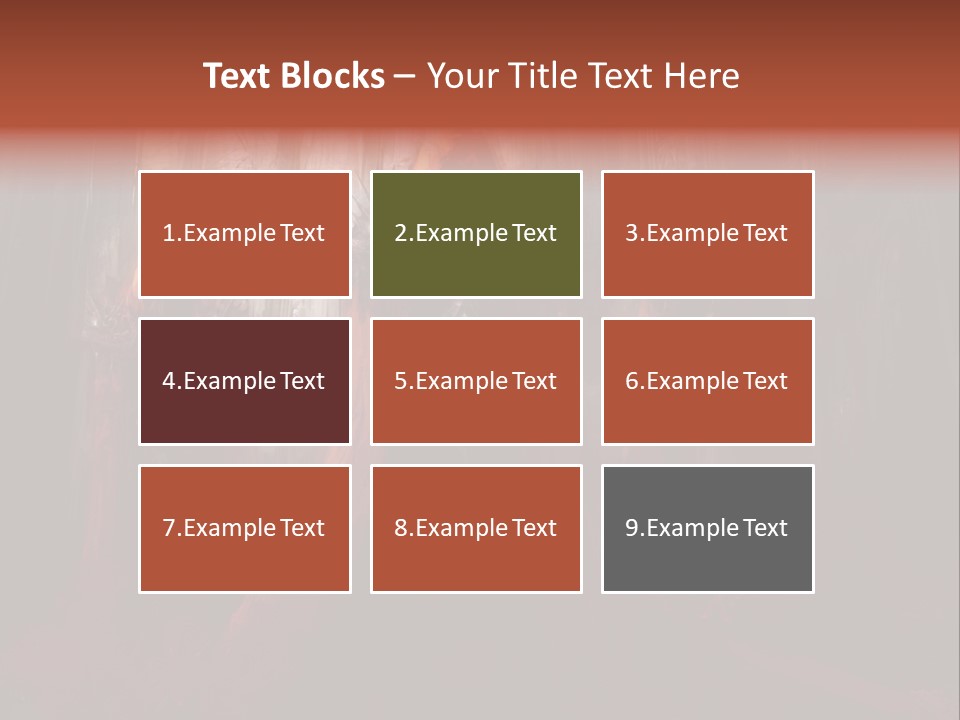 Painting Cross Poster PowerPoint Template