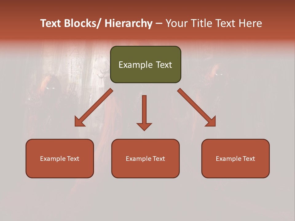 Painting Cross Poster PowerPoint Template