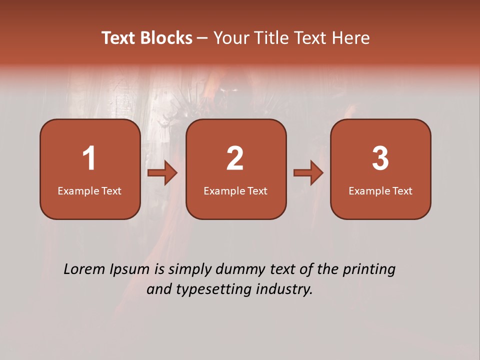 Painting Cross Poster PowerPoint Template