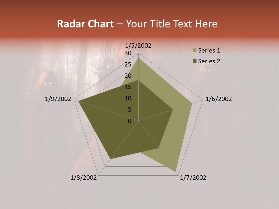 Painting Cross Poster PowerPoint Template