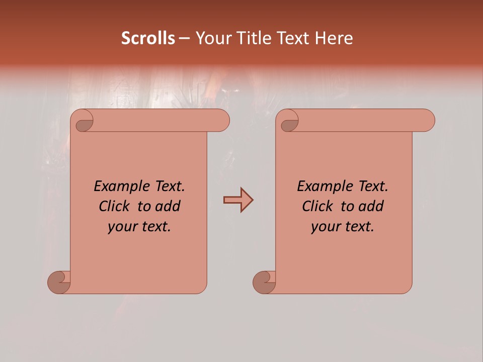 Painting Cross Poster PowerPoint Template