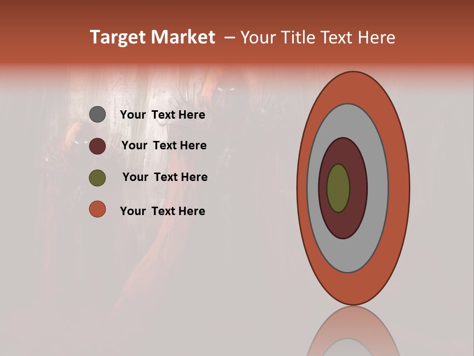 Painting Cross Poster PowerPoint Template