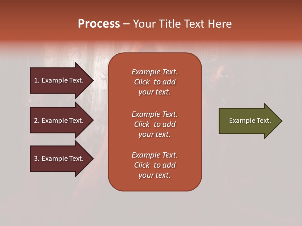 Painting Cross Poster PowerPoint Template
