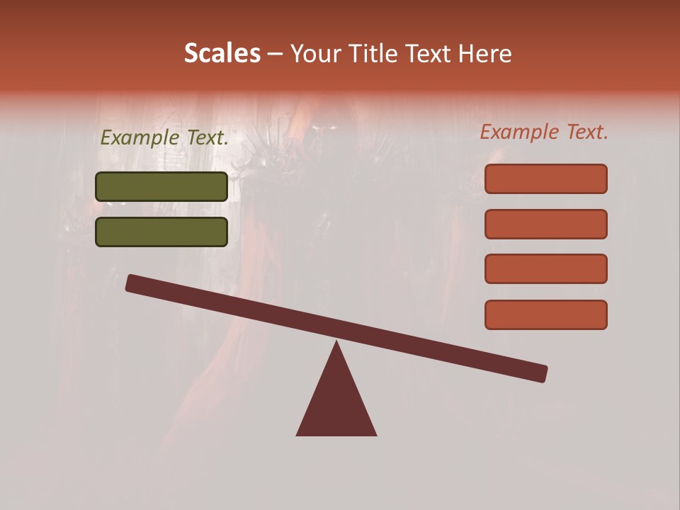 Painting Cross Poster PowerPoint Template