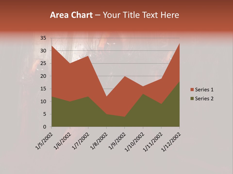Painting Cross Poster PowerPoint Template