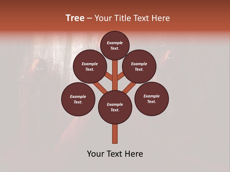 Painting Cross Poster PowerPoint Template