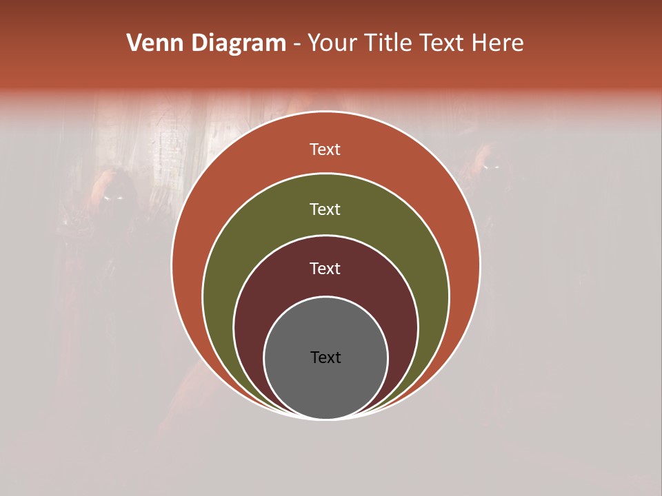 Painting Cross Poster PowerPoint Template