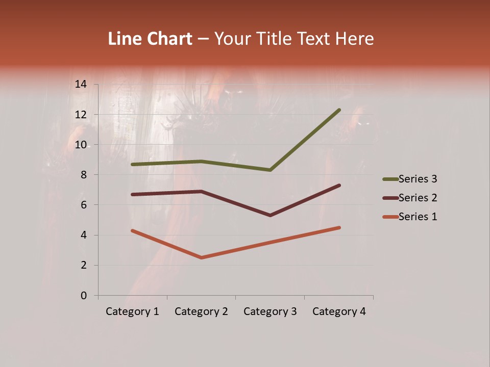 Painting Cross Poster PowerPoint Template