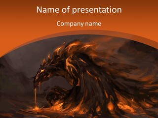 Claw Heat Anger PowerPoint Template