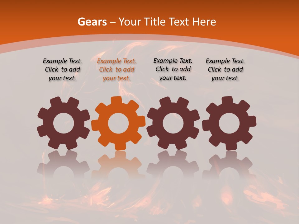 Claw Heat Anger PowerPoint Template