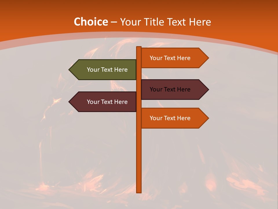 Claw Heat Anger PowerPoint Template