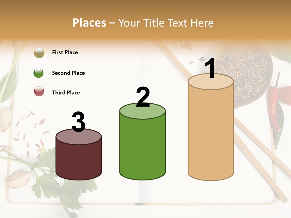 Tableware Ingredient White PowerPoint Template